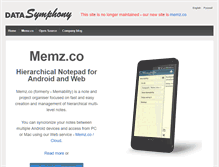 Tablet Screenshot of datasymphony.com.au